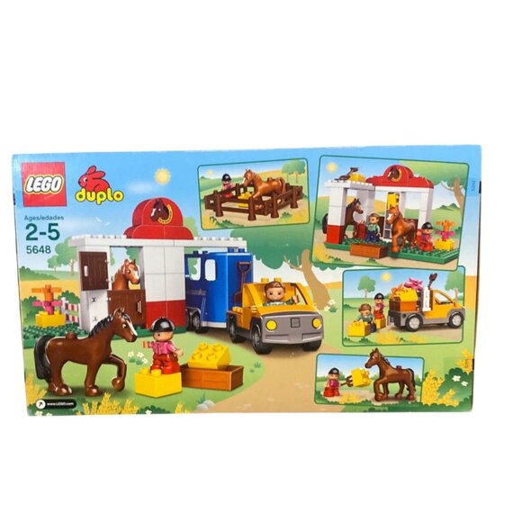 Lego Duplo 5648 Horse Stables Set 38 Pieces Educational Toy Set 2010 NEW - Picture 1 of 6